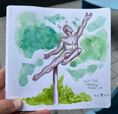 Sketching in Cambridge with @uskboston