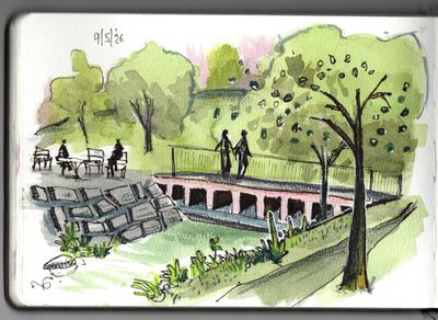 Sketch from a cool Fall day with @uskboston