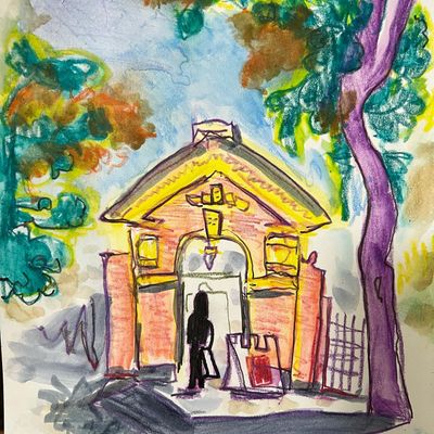 Trying out  Caran d’Ache  neocolor ii water-soluable wax pastels